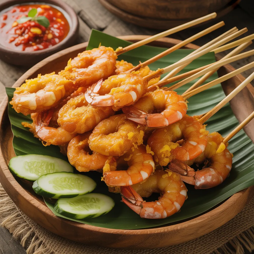 Sate Udang Goreng di Warteg Warmo Tebet